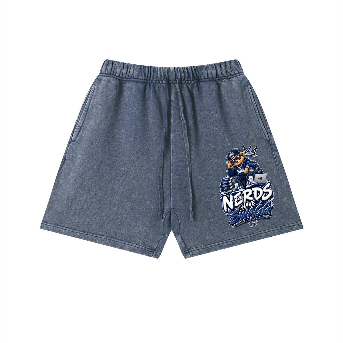 Unisex Vintage Wash Cotton Shorts
