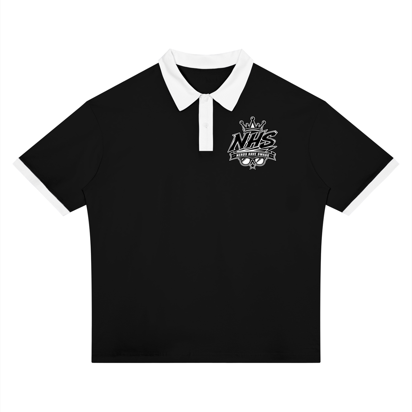 Unisex Color Block Polo Shirt