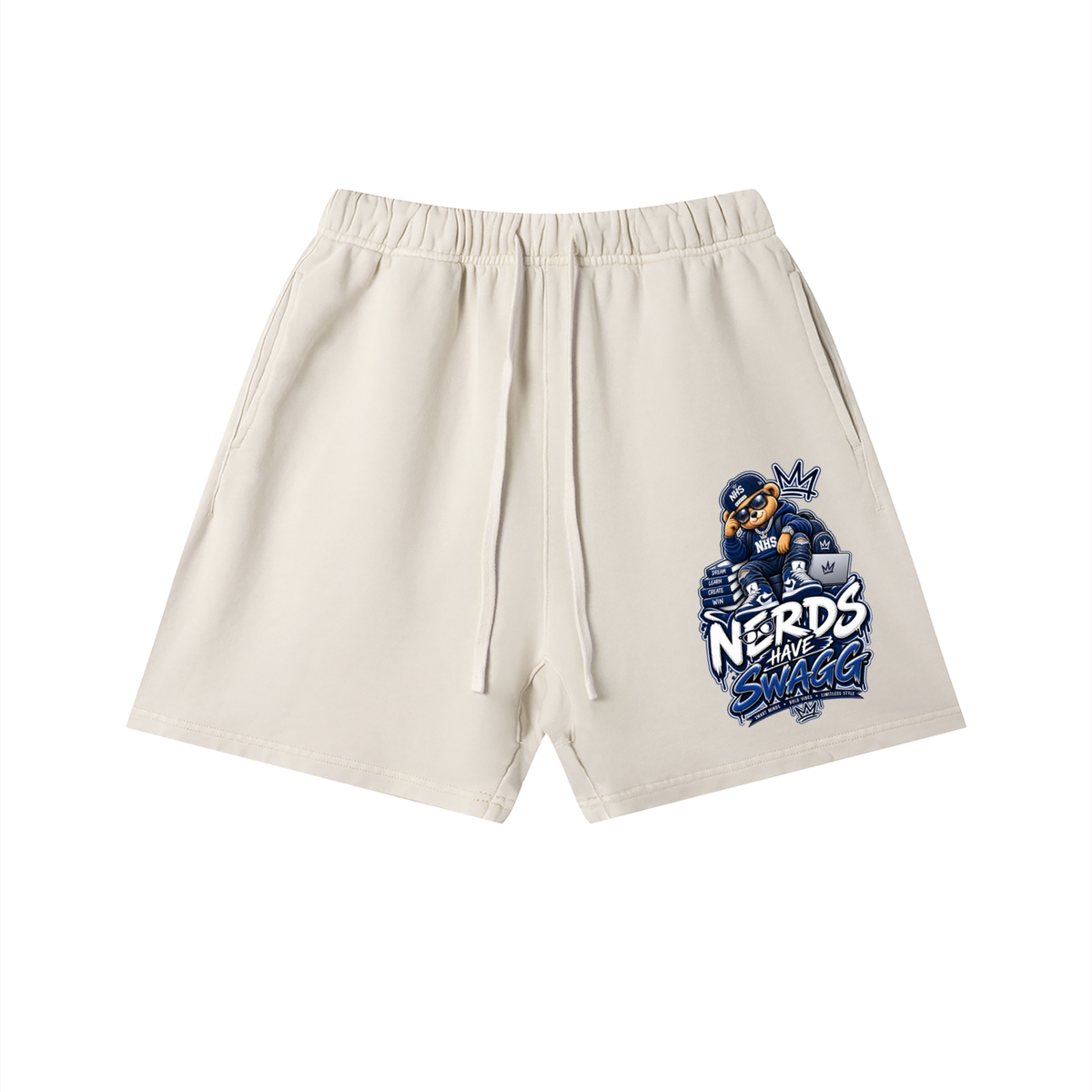 Unisex Vintage Wash Cotton Shorts
