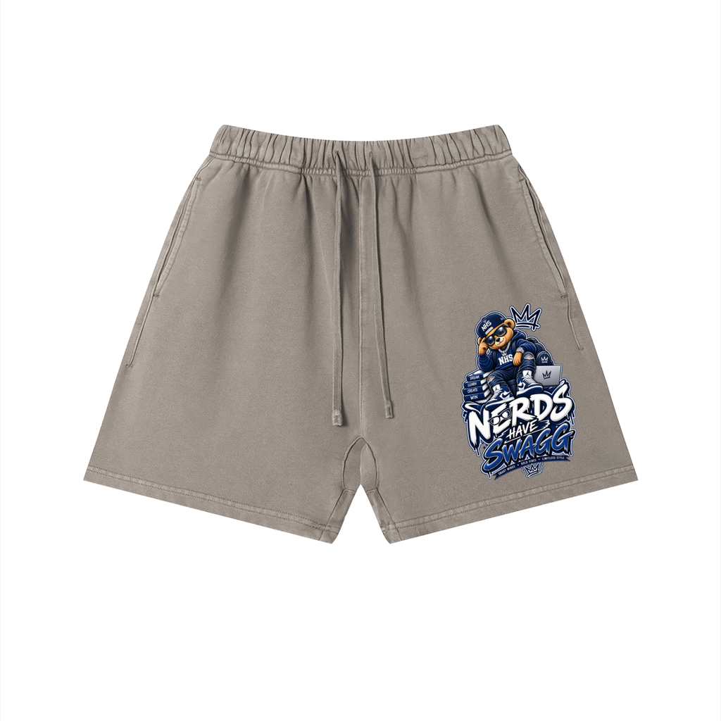 Unisex Vintage Wash Cotton Shorts
