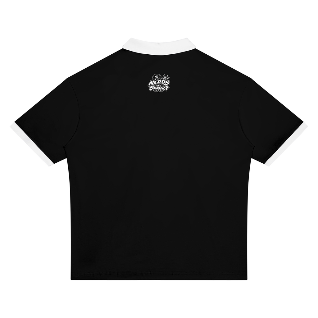 Unisex Color Block Polo Shirt