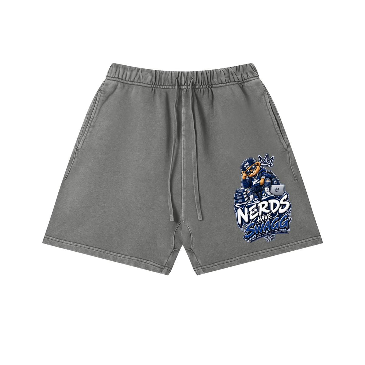 Unisex Vintage Wash Cotton Shorts
